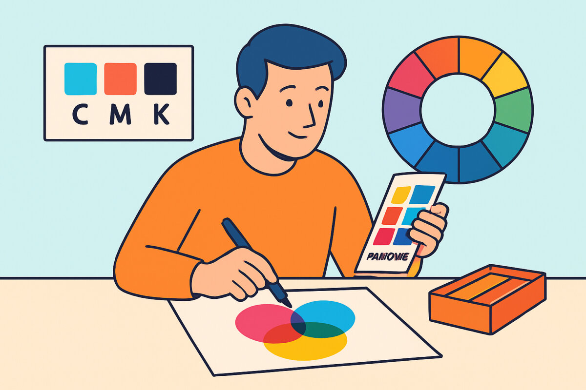 CMYK ja Pantone-värijärjestelmä – käytäntö suunnittelussa