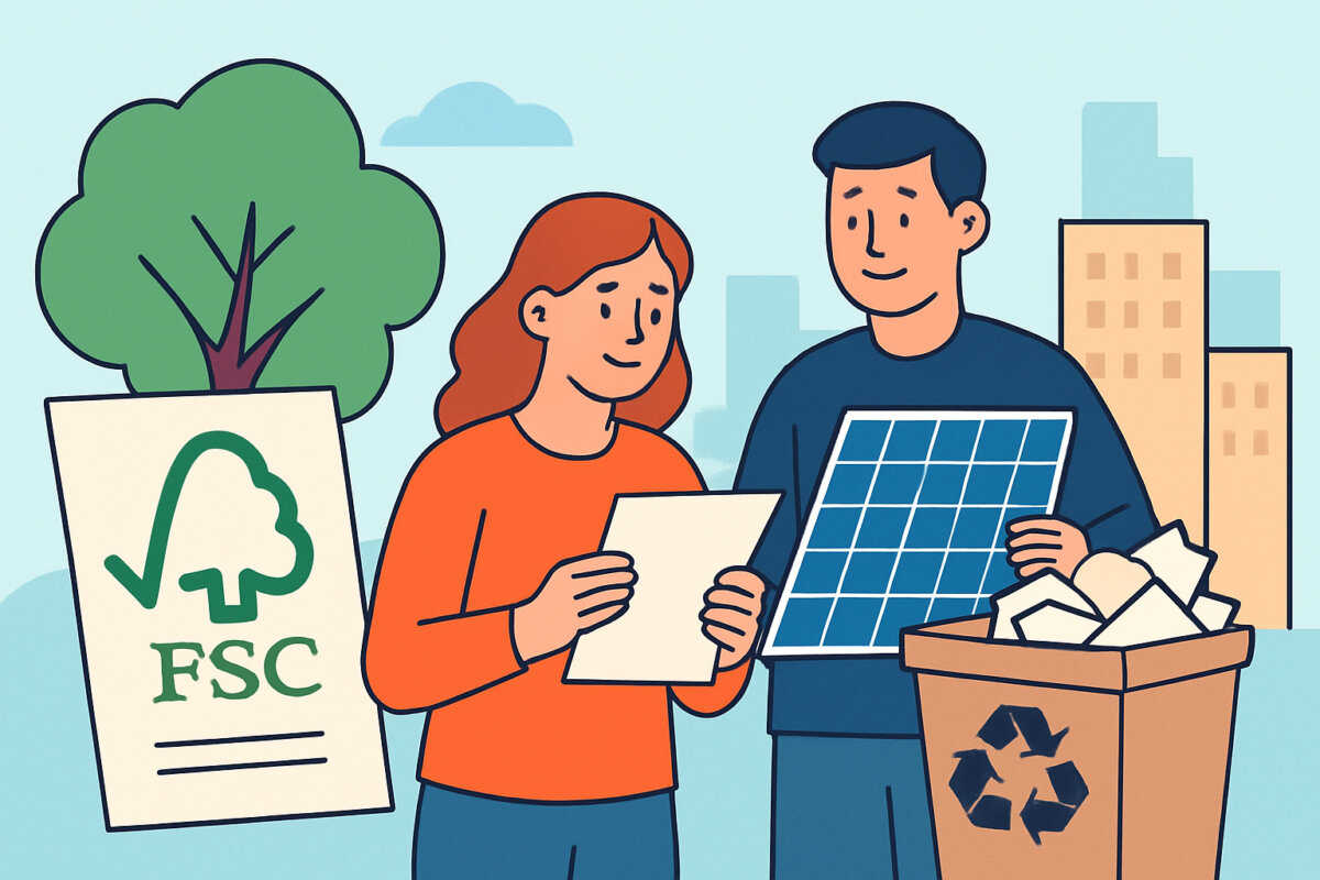 Ekologiset paperit – FSC-sertifioidut ja kierrätyspaperit